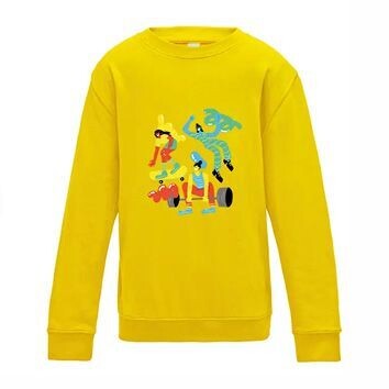 Children's Sweatshirts Printed Front AND Back