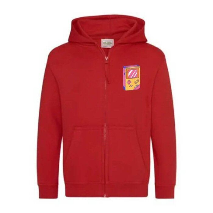 Children's Zipped Hoodies Printed Front AND Back
