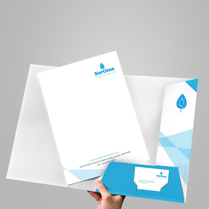 A5 Folders Printed Outside Only