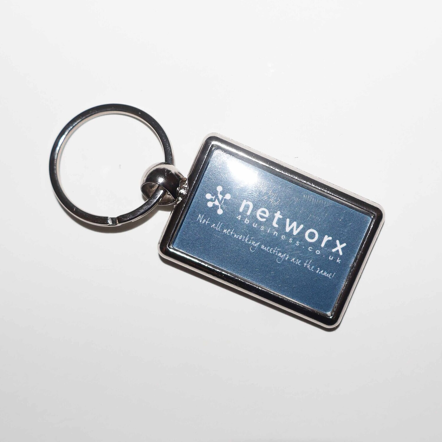 Metal Keyrings 40 x 25mm