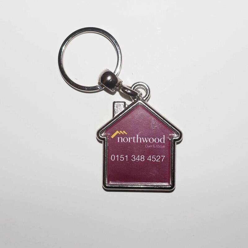 Metal House Keyrings