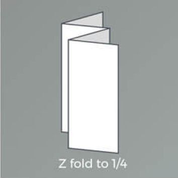 8-page DL Menus 350gsm Silk