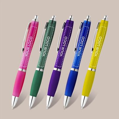 Soft Grip Curve Pen (minimum 25)