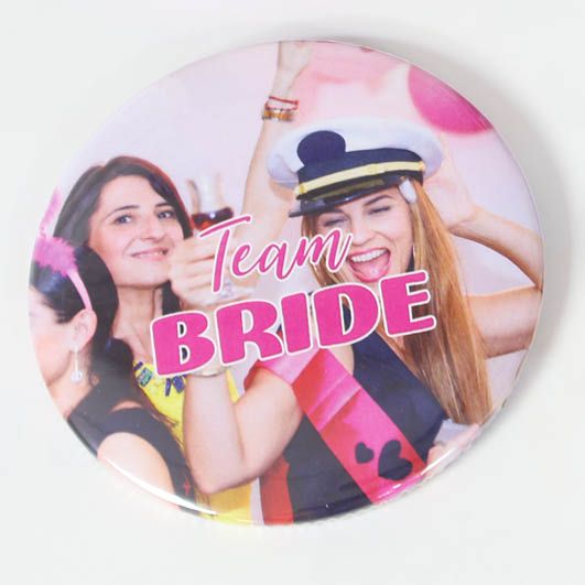 Pin Badges 75mm diameter