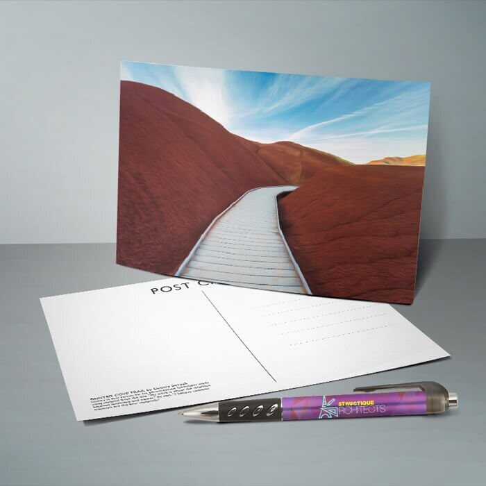Postcards 148 x 105mm 300gsm, Coated on Picture Side, Matt on Reverse Postcards 148 x 105mm 300gsm, Coated on Picture Side, Matt on Reverse