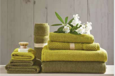 Asciugamani set  1+1 viso e ospite 100% cotone Maison Sucrèe art. Pepe