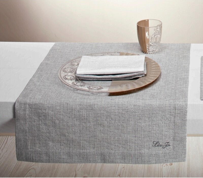 Runner 50x140 Liu Jo casa con logo ricamato art. Filo Lurex