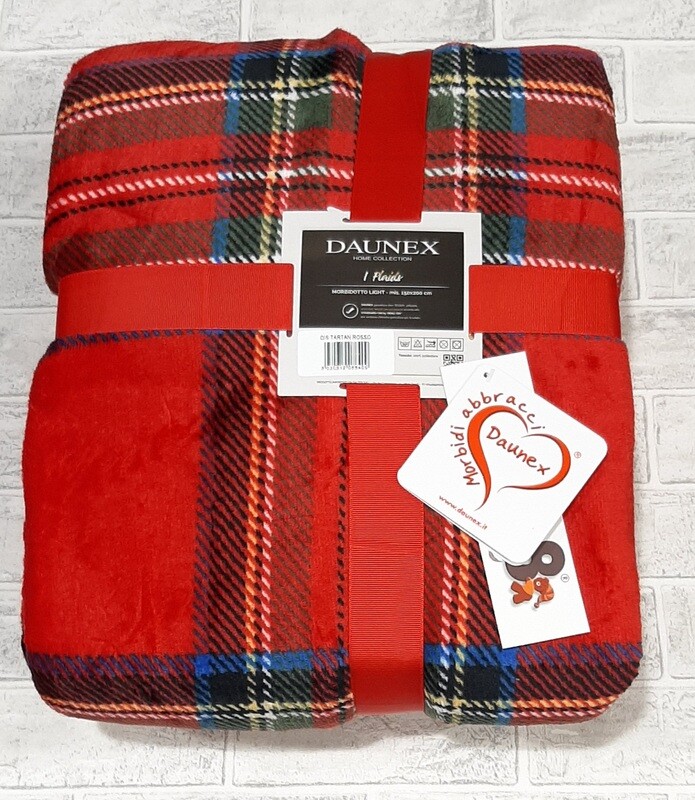 Plaid 150x200 cm in Pile art. Tartan Plaid 150x200 cm in Pile art. Tartan