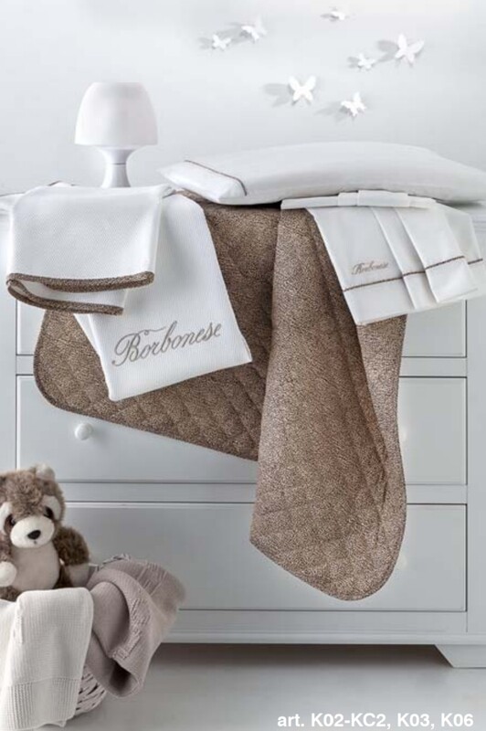 Completo Lenzuola Lettino Sponde Borbonese Kids art. Splendido