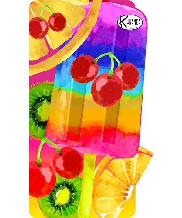 Telo Mare Microfibra Sagomati Kuranda Juice 192x97 cm.