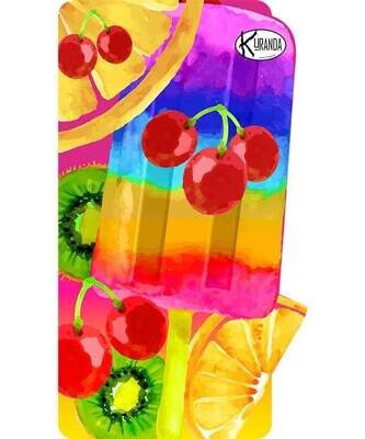 Telo Mare Microfibra Sagomati Kuranda Juice 192x97 cm.