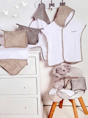 Accappatoio Poncho Borbonese Kids art. Jet Set