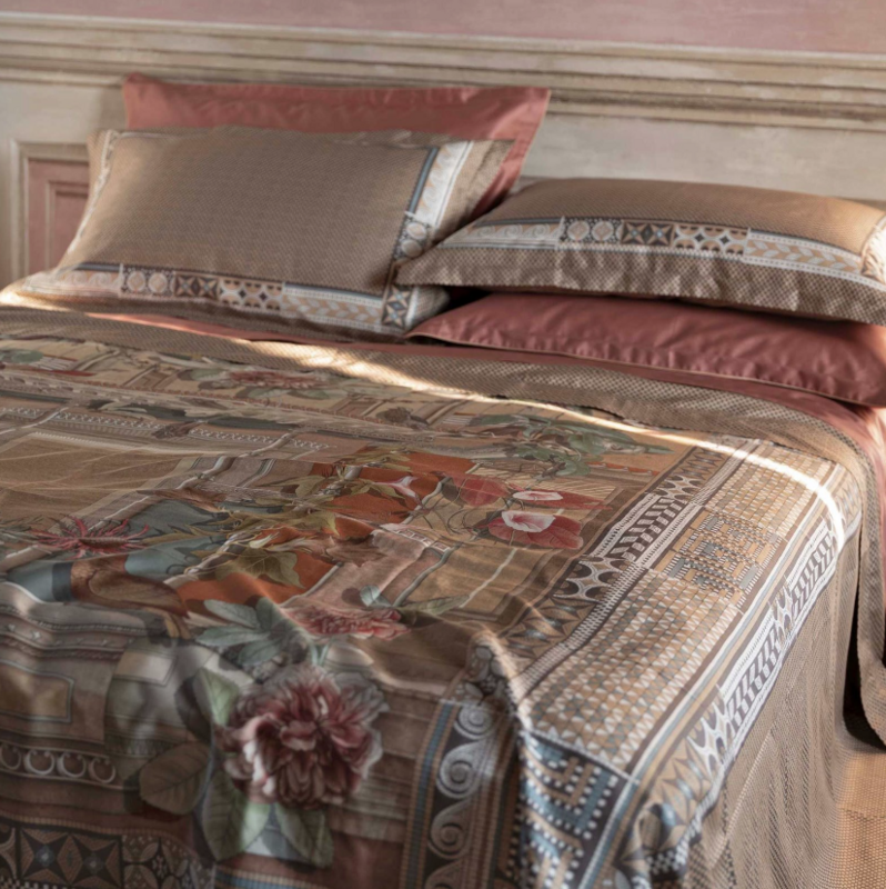Completo Lenzuolo Copriletto matrimoniale in Raso Evoe' Limited Edition