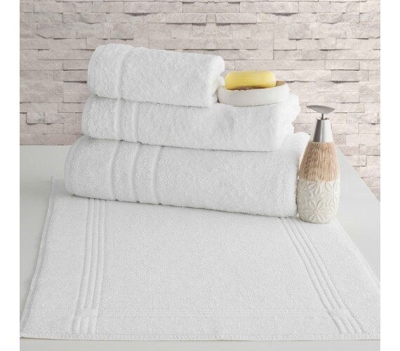 Asciugamani Hotel 400 gr Tris Spugne colore Bianco