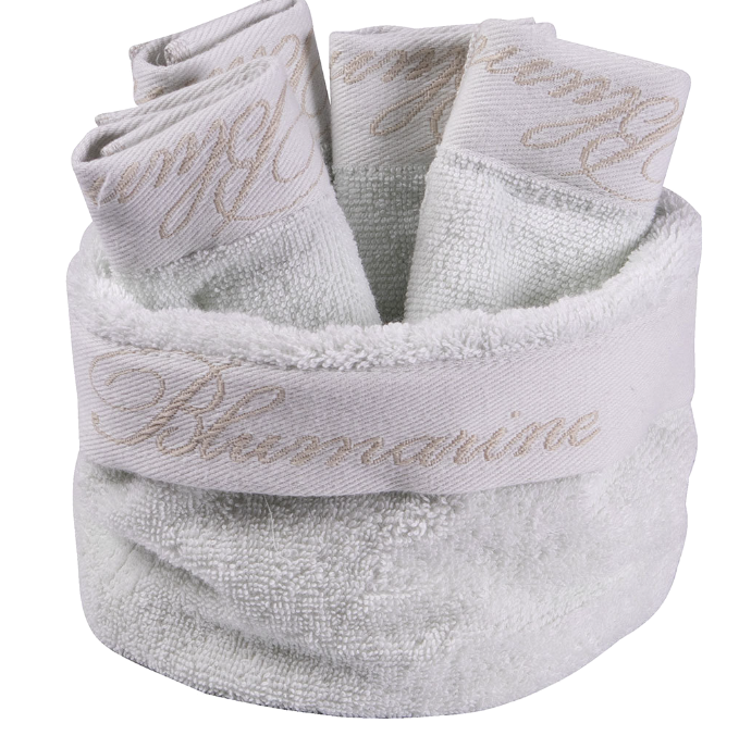 Cestino 4 Lavette Blumarine art. Spa variante Sorbetto, colore: Cielo