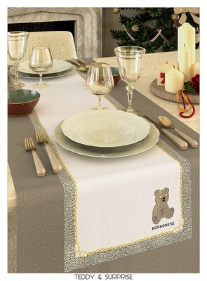 Runner Natale Borbonese art. Teddy Runner Natale Borbonese art. Teddy