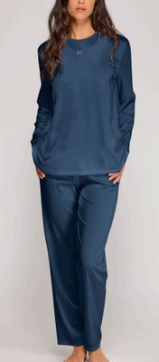 Pigiama donna in Raso Blu LiuJo art.72