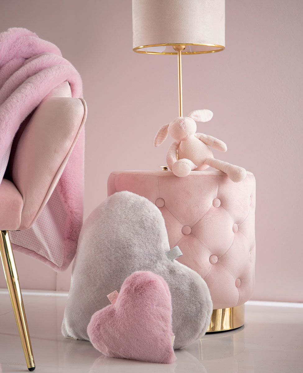 Cuscino Cuore in Ecopelliccia Blumarine baby art. Eden