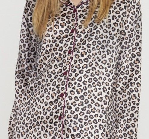 Pigiama donna in Raso bottoni Noi di Notte art. 8850, taglia: small, colore profilo: rosa