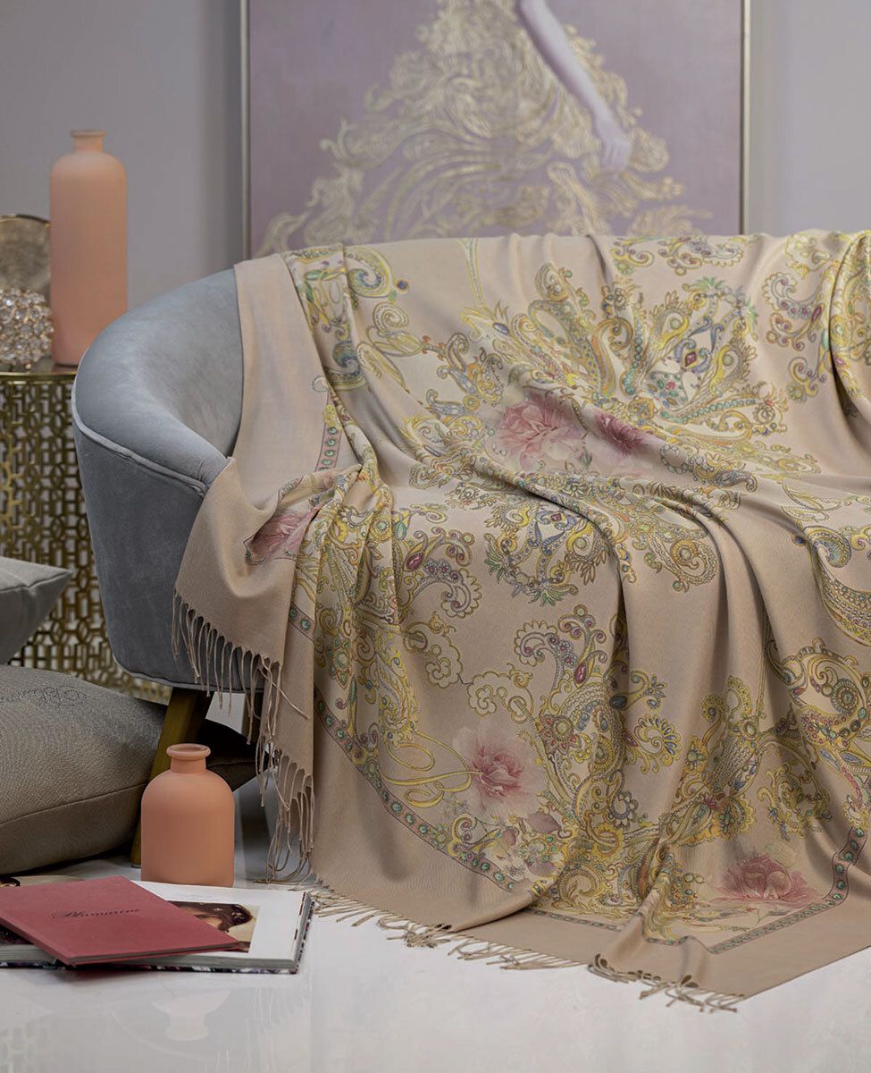 Plaid con frange Blumarine art. Gioielli