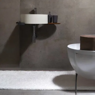 Tappeto bagno di Maison Sucrèe a pelo lungo fondo antiscivolo Art. Custoza