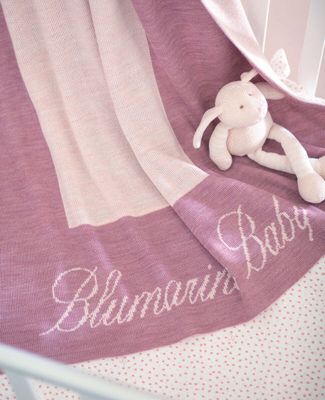 Coperta Culla e Carrozzina Blumarine baby art. Myrtilla