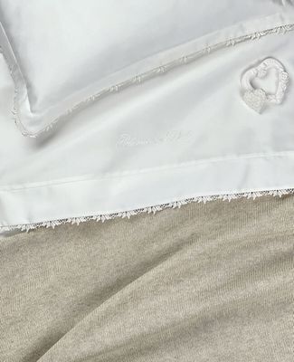 Completo lenzuola per Culla e Carrozzina Blumarine baby art. Dettagli