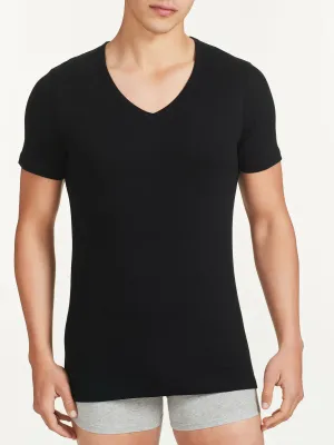 Maglia intima Uomo in Caldo cotone manica corta scollo a punta, Ragno Maglia intima Uomo in Caldo cotone manica corta scollo a punta, Ragno