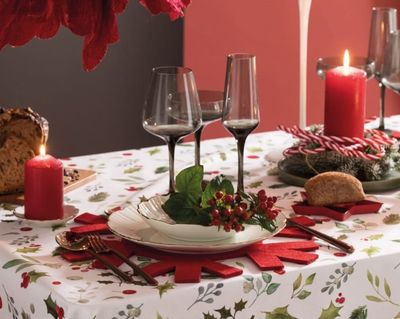 Runner Natale 45x150 Antimacchia stampa digitale art. Noel Runner Natale 45x150 Antimacchia stampa digitale art. Noel