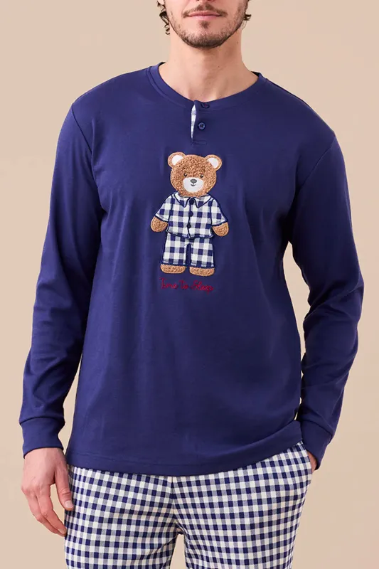 Pigiama Uomo in Caldo Cotone Noi di Notte art. 3144 Pigiama Uomo in Caldo Cotone Noi di Notte art. 3144