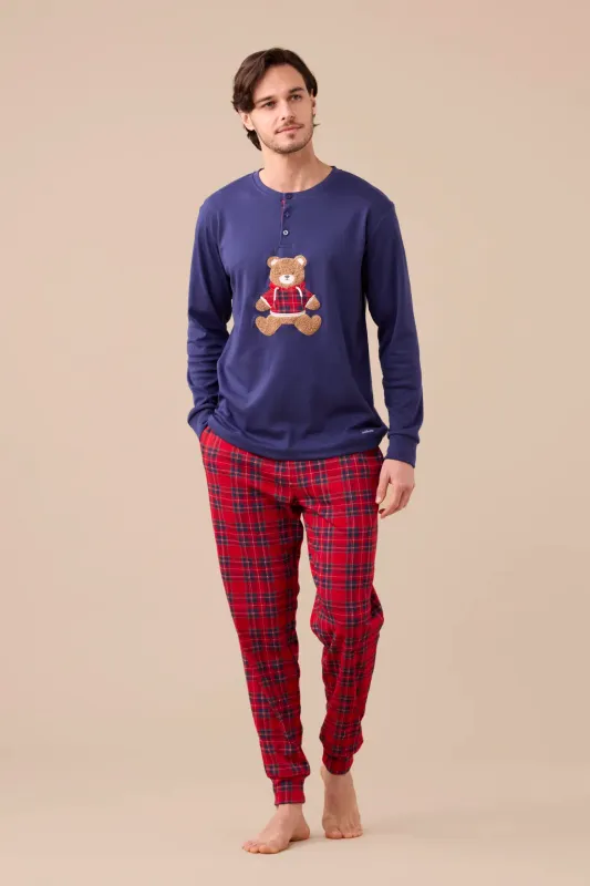 Pigiama uomo in Caldo cotone Noi di Notte art. 3150 Pigiama uomo in Caldo cotone Noi di Notte art. 3150
