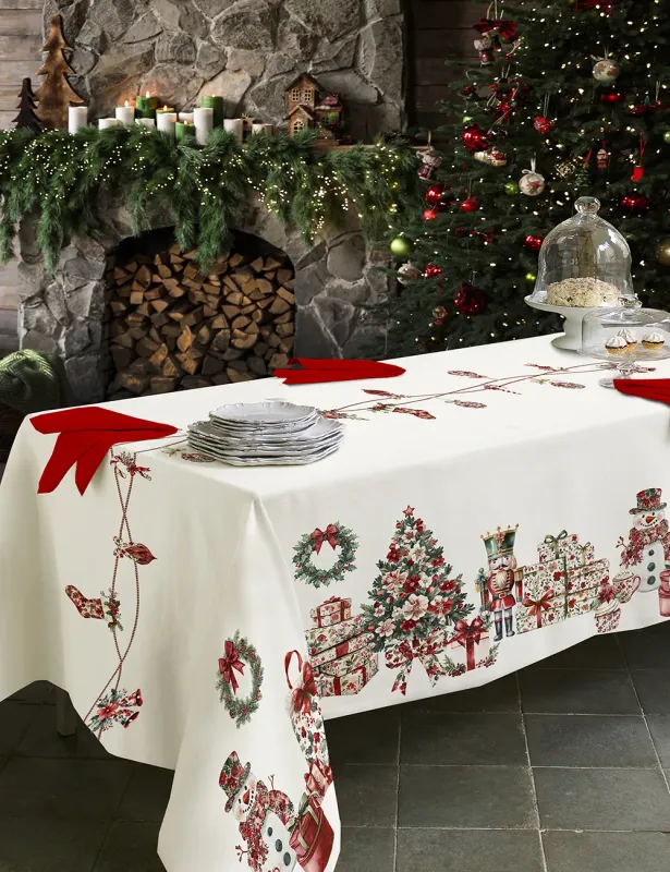 Tovaglia Natale Tessitura Randi art. Magia Tovaglia Natale Tessitura Randi art. Magia