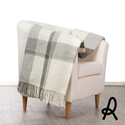 Plaid in Lana Vergine Fantasia Check - Iseo Check