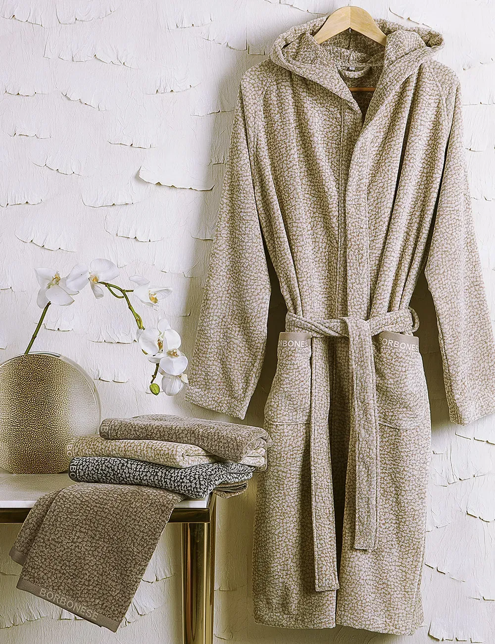 Accappatoio spugna cimata Borbonese art. Twist Op