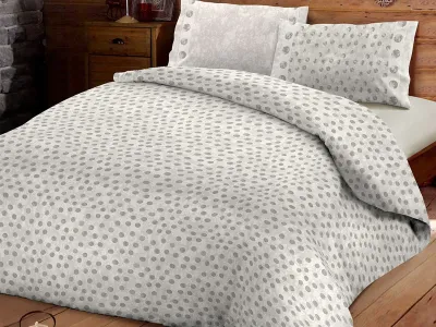 Copripiumino matrimoniale Double face  Daunex art.Dots