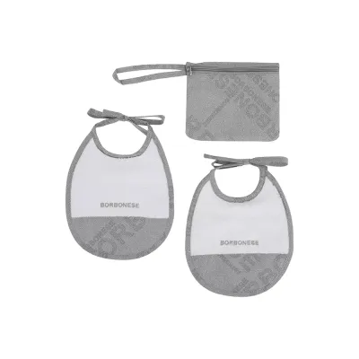 Bavaglini neonato  Borbonese Kids con Trousse art. Jet Set