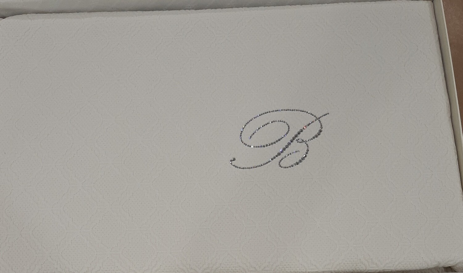 Copriletto matrimoniale Blumarine con Swarovski art. Delfina, varianti  Blumarine: betulla