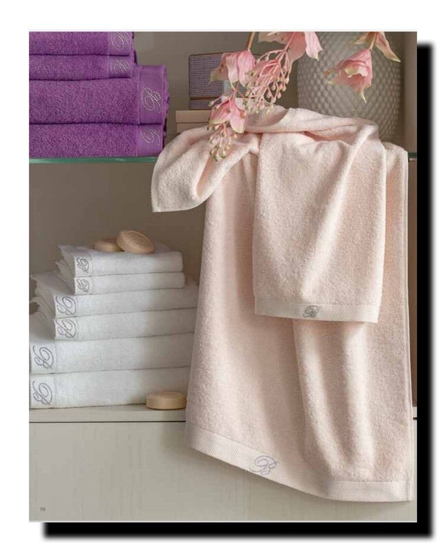 Asciugamani set 5pz. Blumarine linea Benessere con cristalli Swarovski Asciugamani set 5pz. Blumarine linea Benessere con cristalli Swarovski