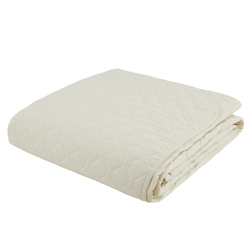 Copriletto Trapuntato 100gr. Letto singolo Borbonese art. Opla', varianti borbonese: Ecru