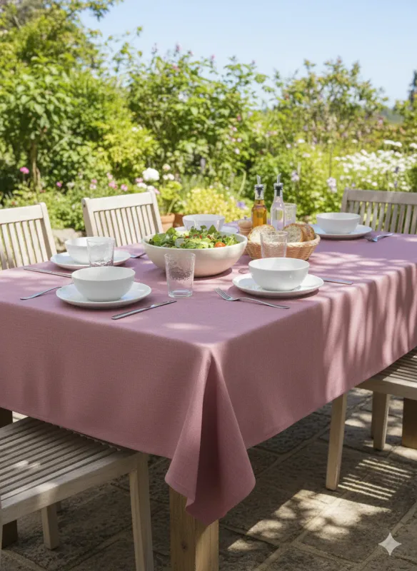 Tovaglia Antimacchia Korin No Stiro 155x355 x18 posti Maison Sucree