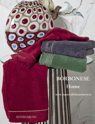 Asciugamani set 1+1 Borbonese FINE OP in spugna