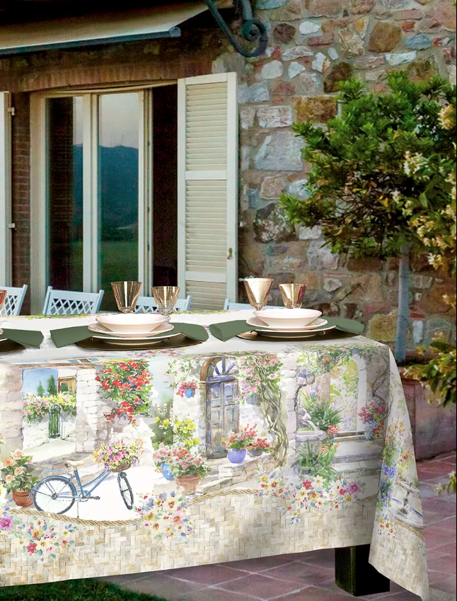 Tovaglia in Puro Cotone Tessitura Randi art. Borghetto Tovaglia in Puro Cotone Tessitura Randi art. Borghetto