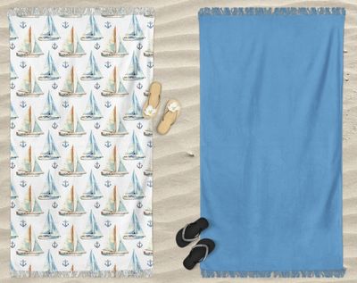 Telo mare in Microspugna con frange Galtex art. Regata Telo mare in Microspugna con frange Galtex art. Regata