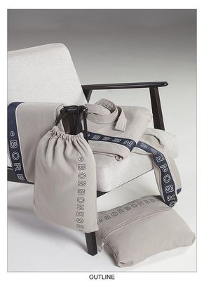 Asciugamani Microspugna set 1+1 Borbonese art. Outline