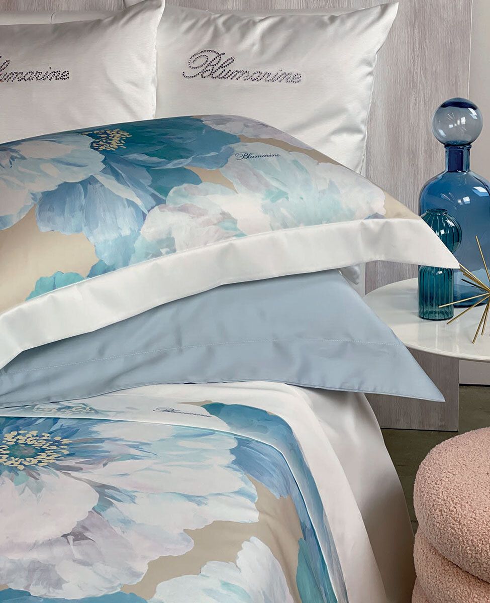 Completo Lenzuolo Copriletto Blumarine art. Hibiscus Completo Lenzuolo Copriletto Blumarine art. Hibiscus