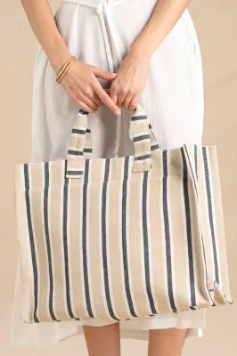 Borsa con chiusura zip articolo stripes Noi dì Notte Borsa con chiusura zip articolo stripes Noi dì Notte