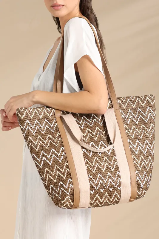 Borsa con chiusura zip articolo bicolor Borsa con chiusura zip articolo bicolor