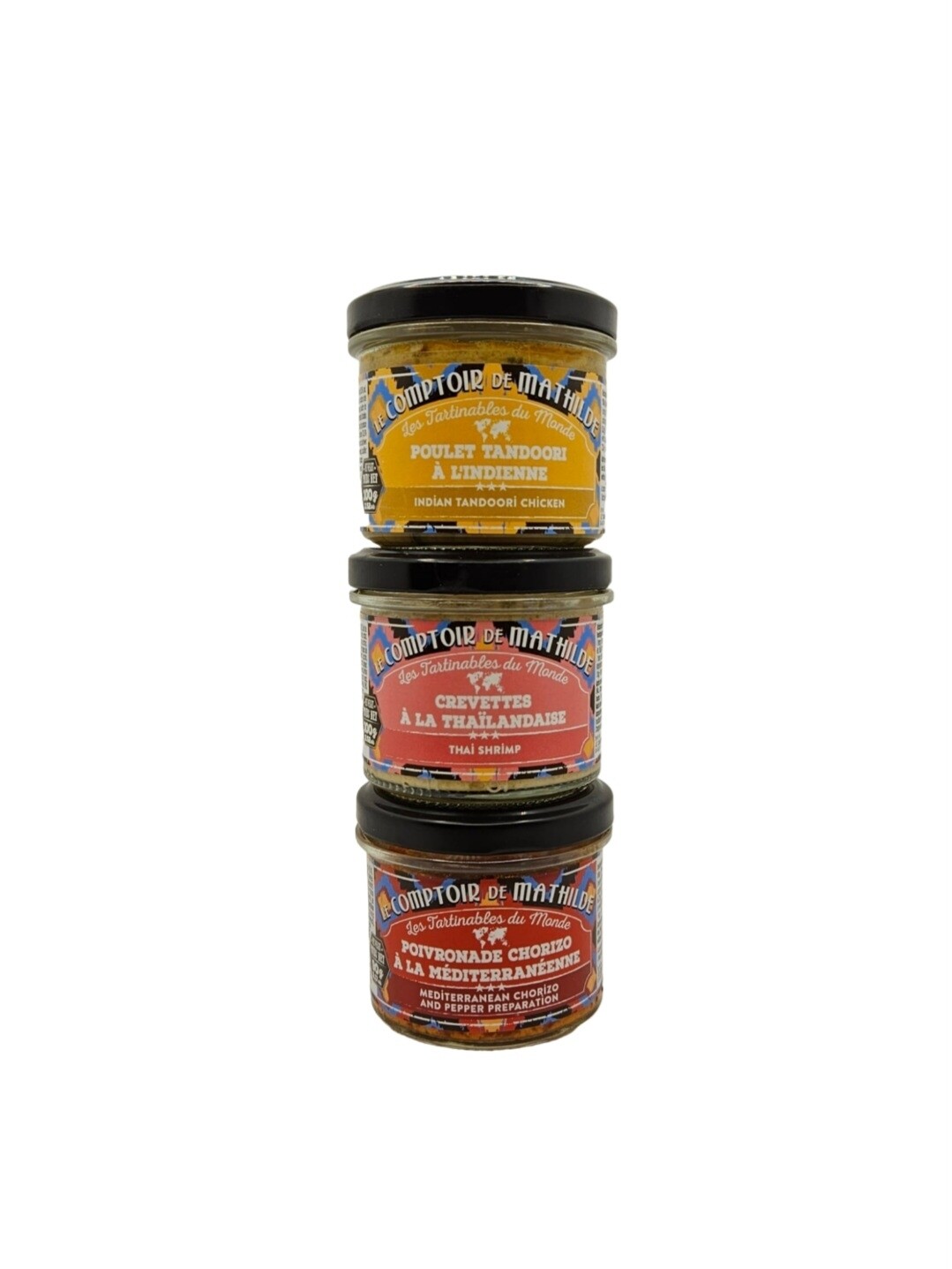 Trio de Tartinables Salées Mathilde

