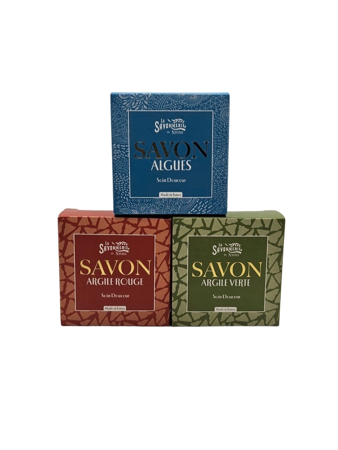 Trio de Savons de Nyons a l'argile