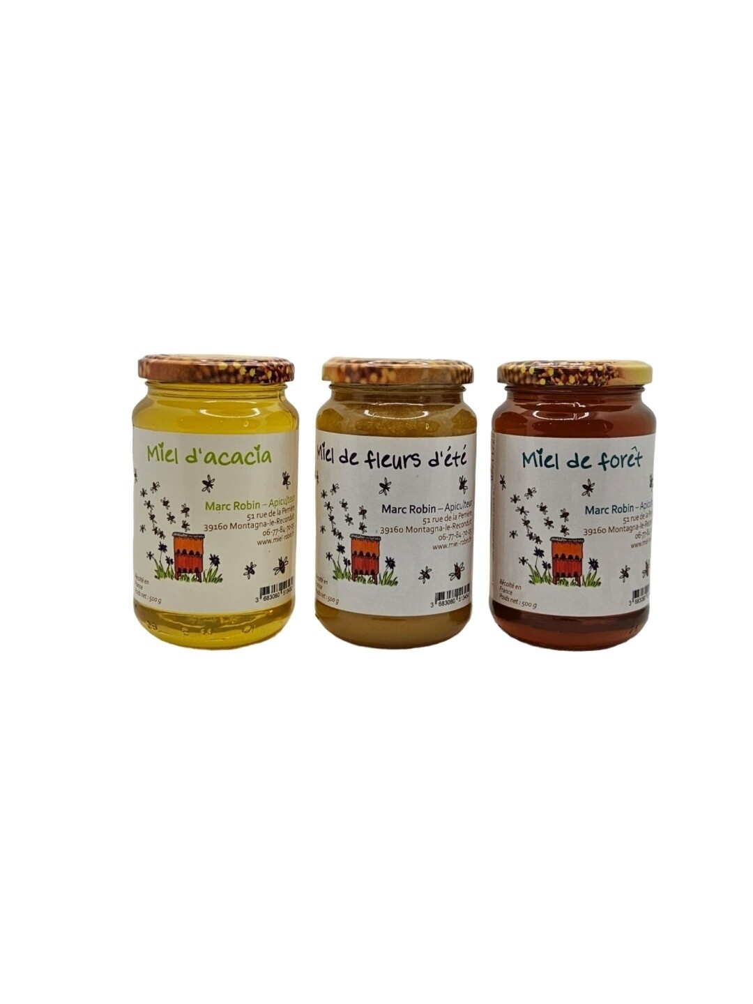 Trio de miels